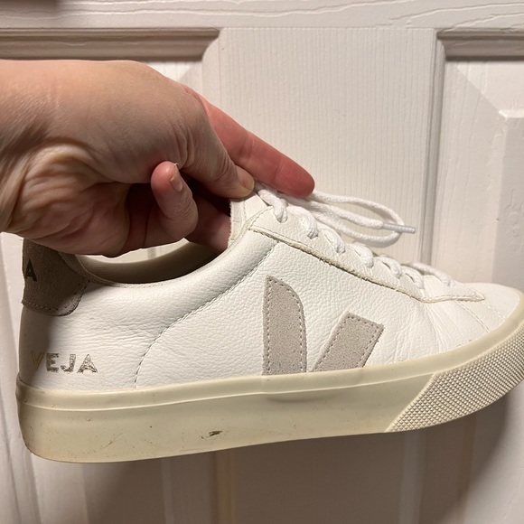 Veja Shoes Veja White Leather Campo Size Women Us 7 Should Fit 75